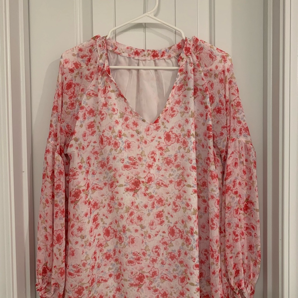Floral Pink Women's Top